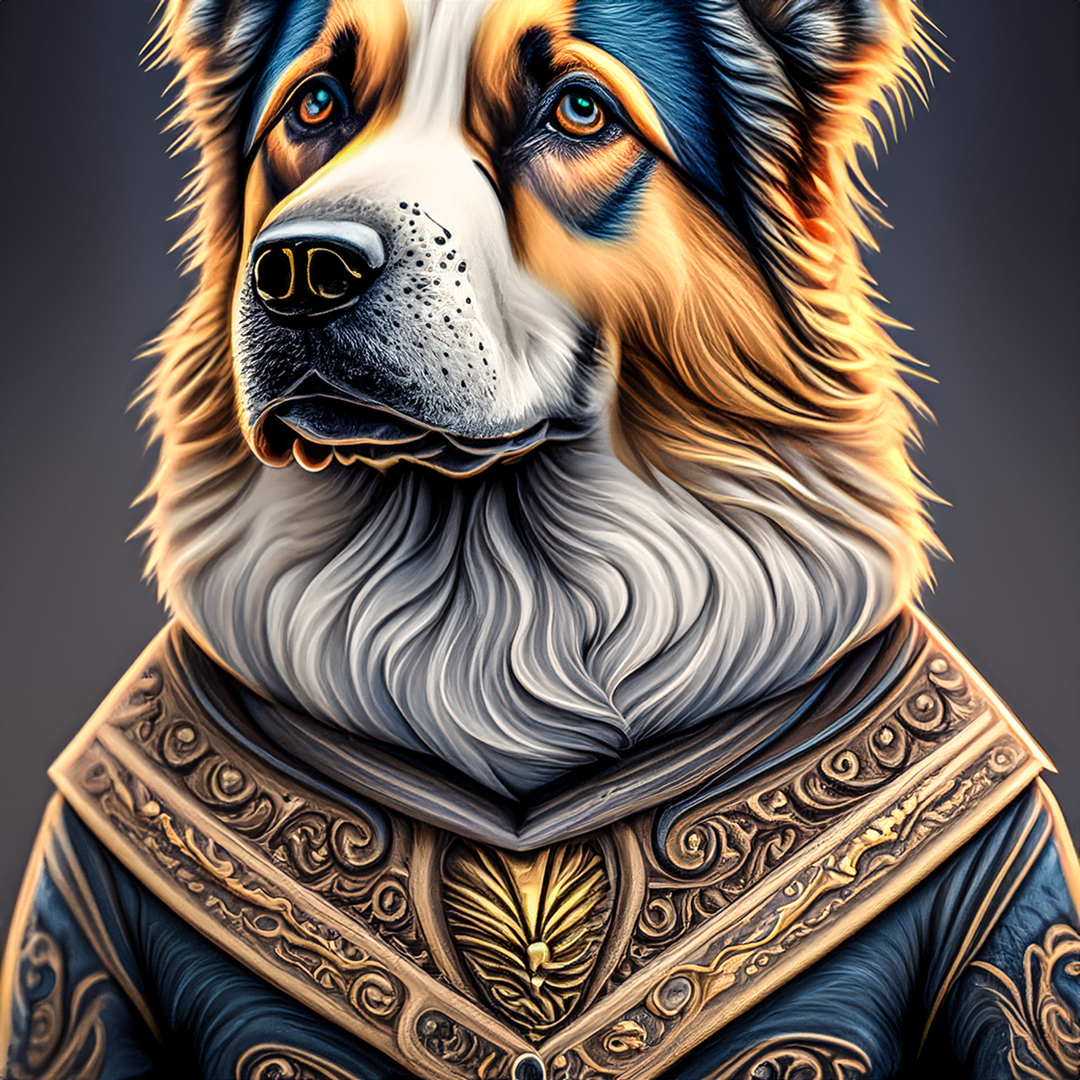 Fraktal KI - German Shepherd 1