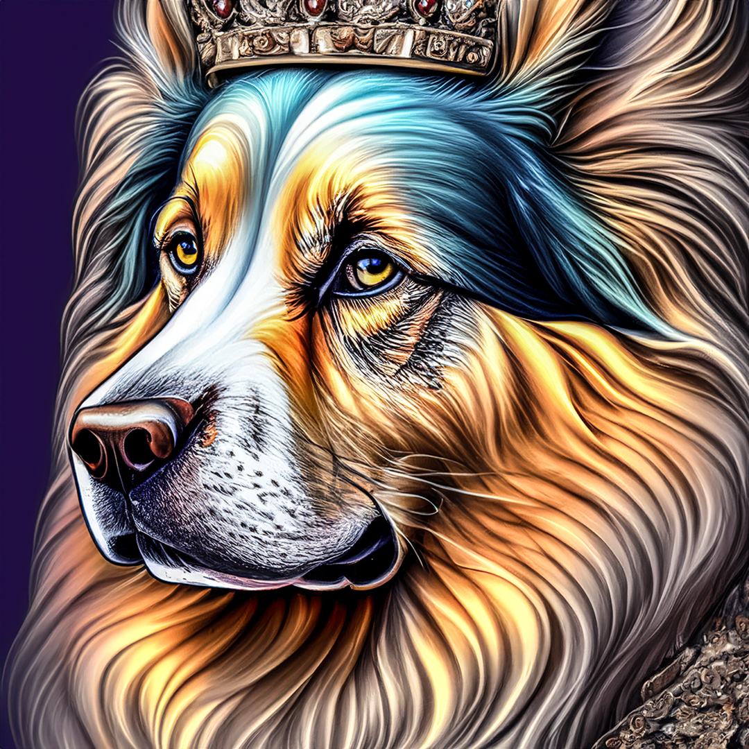 Fraktal KI - German Shepherd 2
