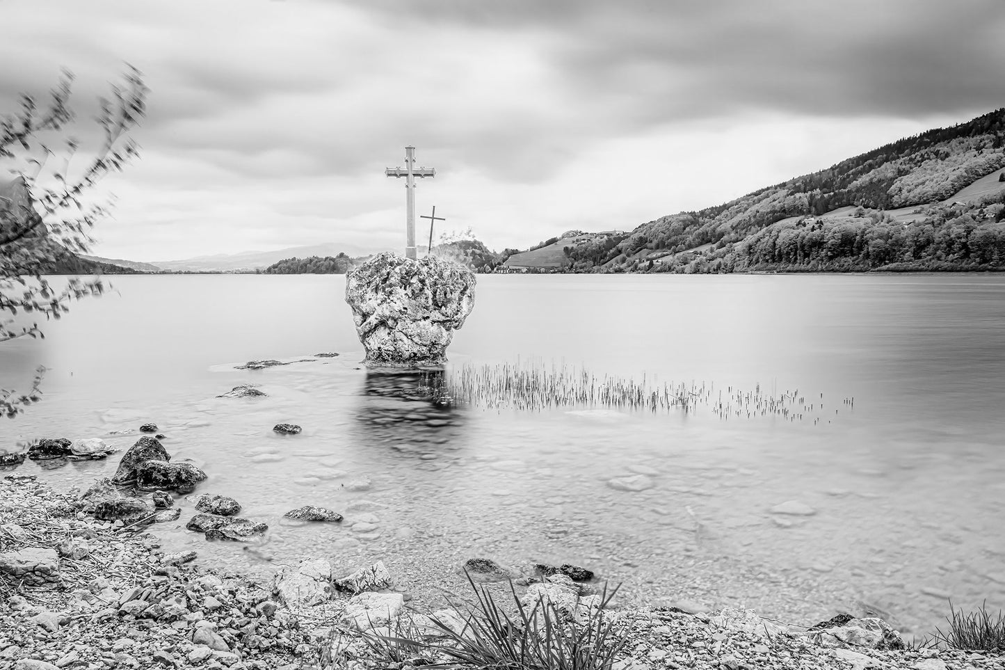 Der Kreuzstein im Mondsee