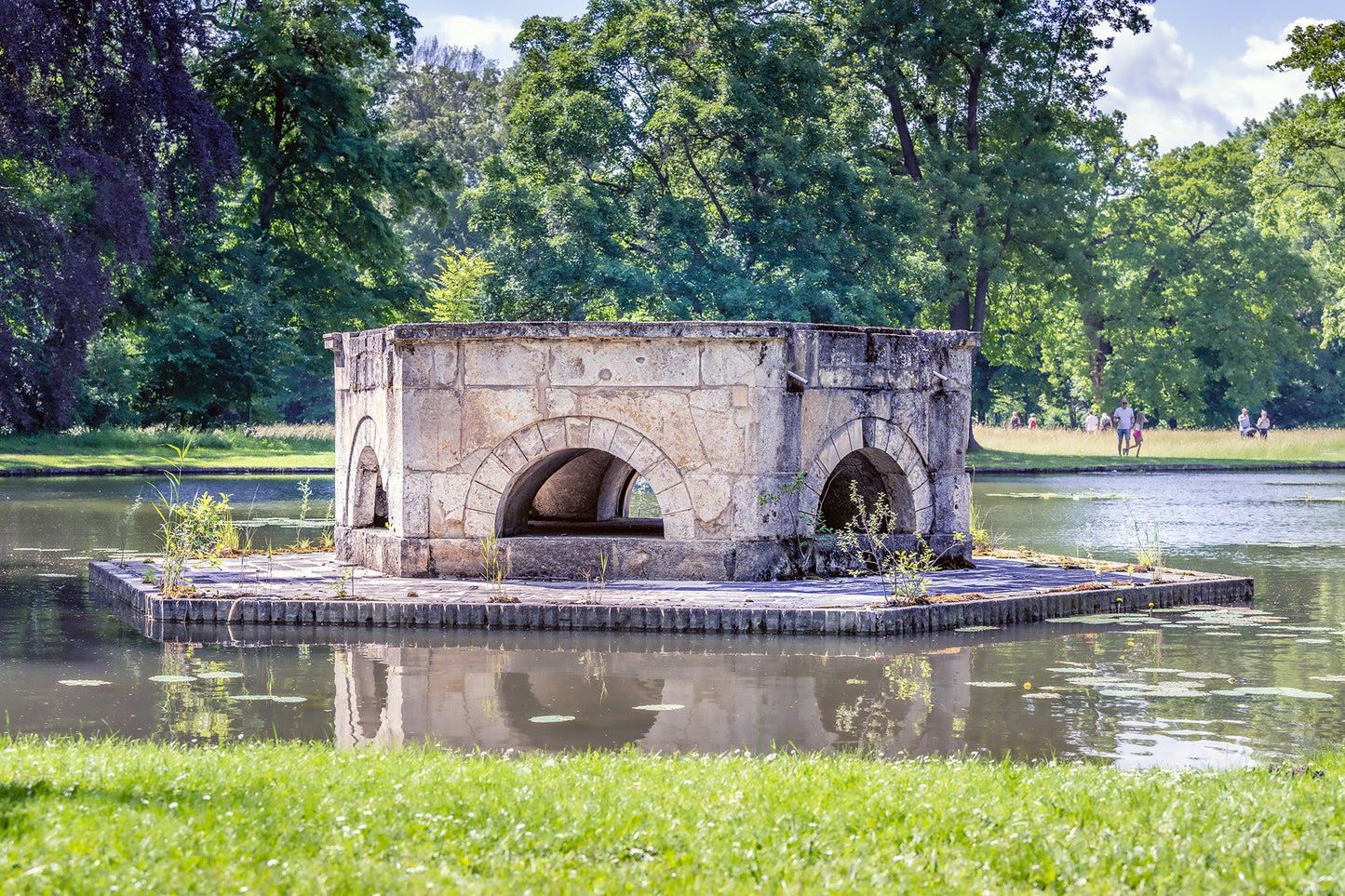 Schlossteich im Schlosspark LAXENBURG