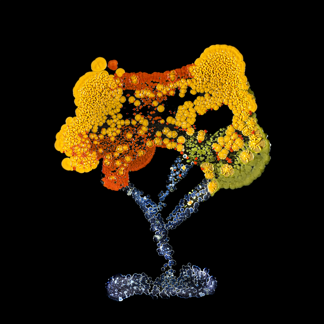 Pointillismus - merging colors tree